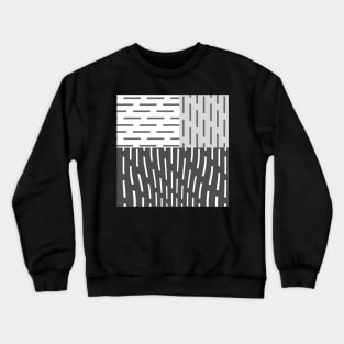 Gray On Gray Abstract Art Crewneck Sweatshirt